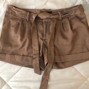 Tie waist shorts